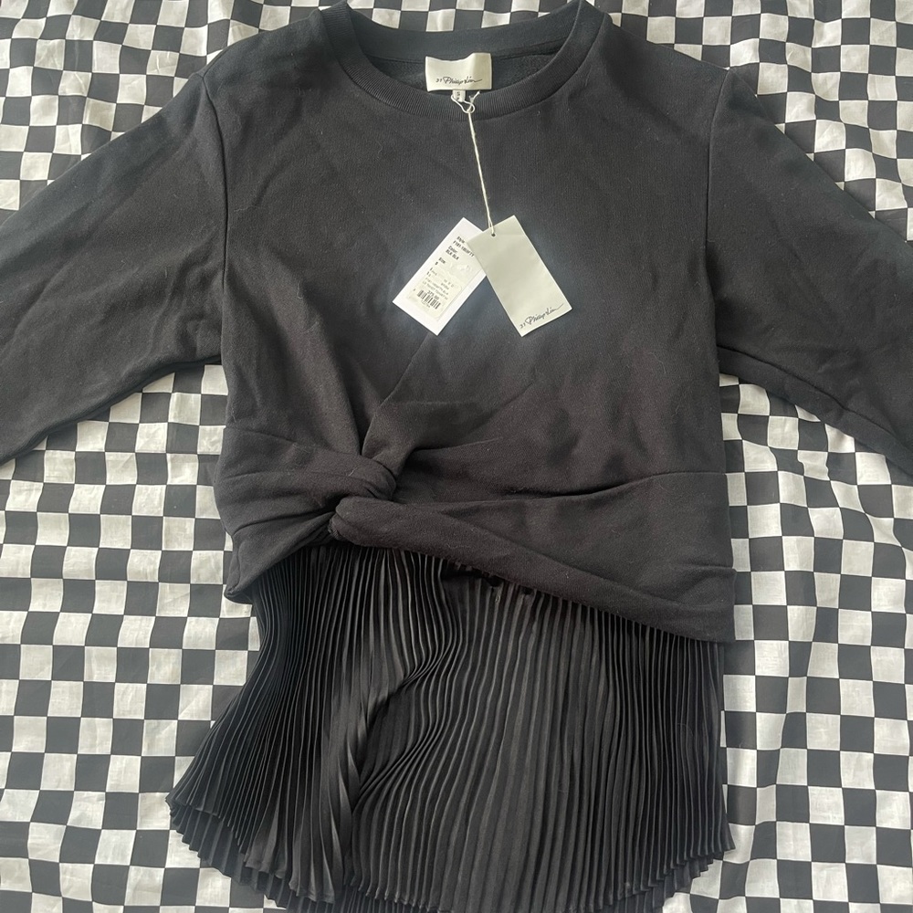 3.1 Phillip Lim Black Twist Sweater